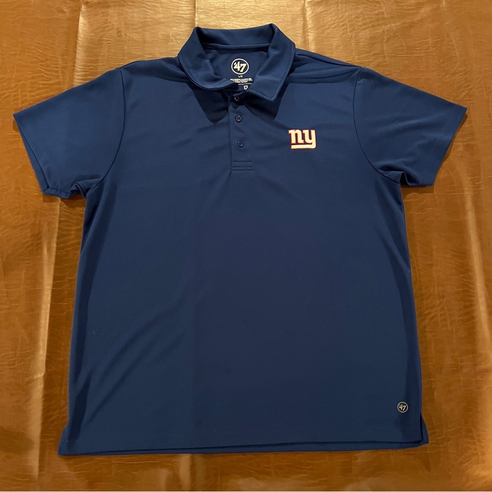 NFL ‘47 Brand New York Giants Polo Shirt - Size Large